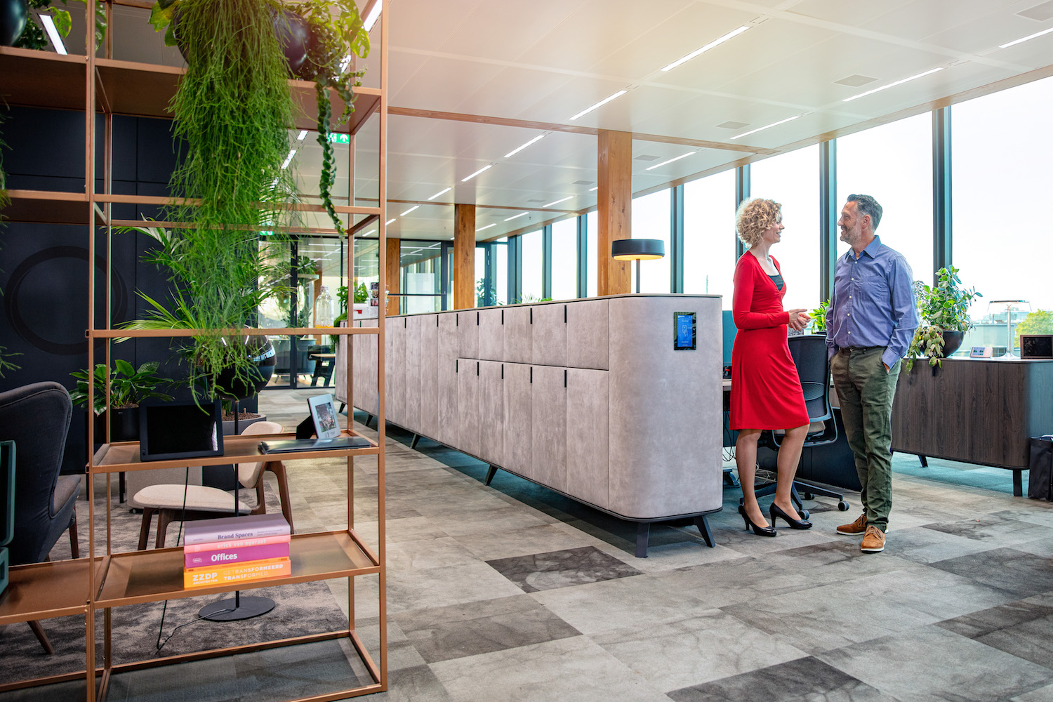 Advanced smart locker system for modern offices